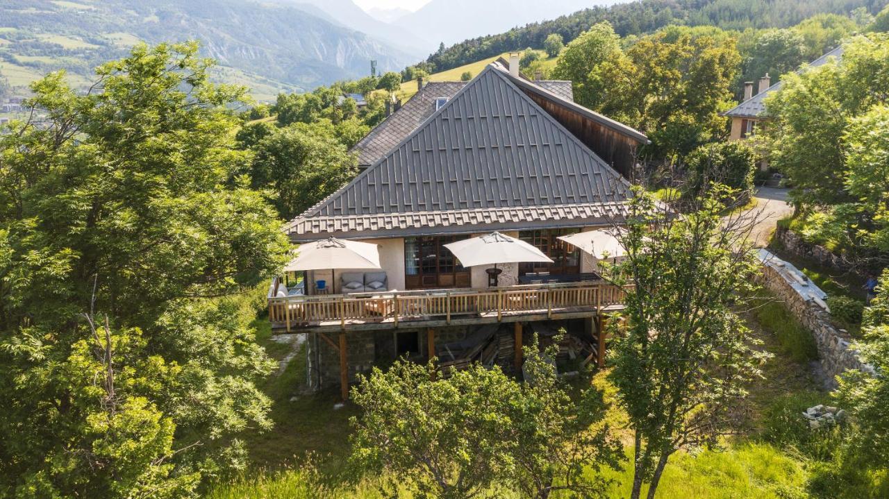 Superbe Ferme Renovee En Chalet De Luxe En Pleine Nature Barcelonnette Ngoại thất bức ảnh